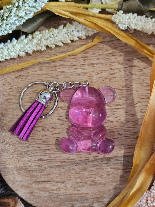 Porte-clé Ours en Résine – Charme et Originalité à Emporter !
