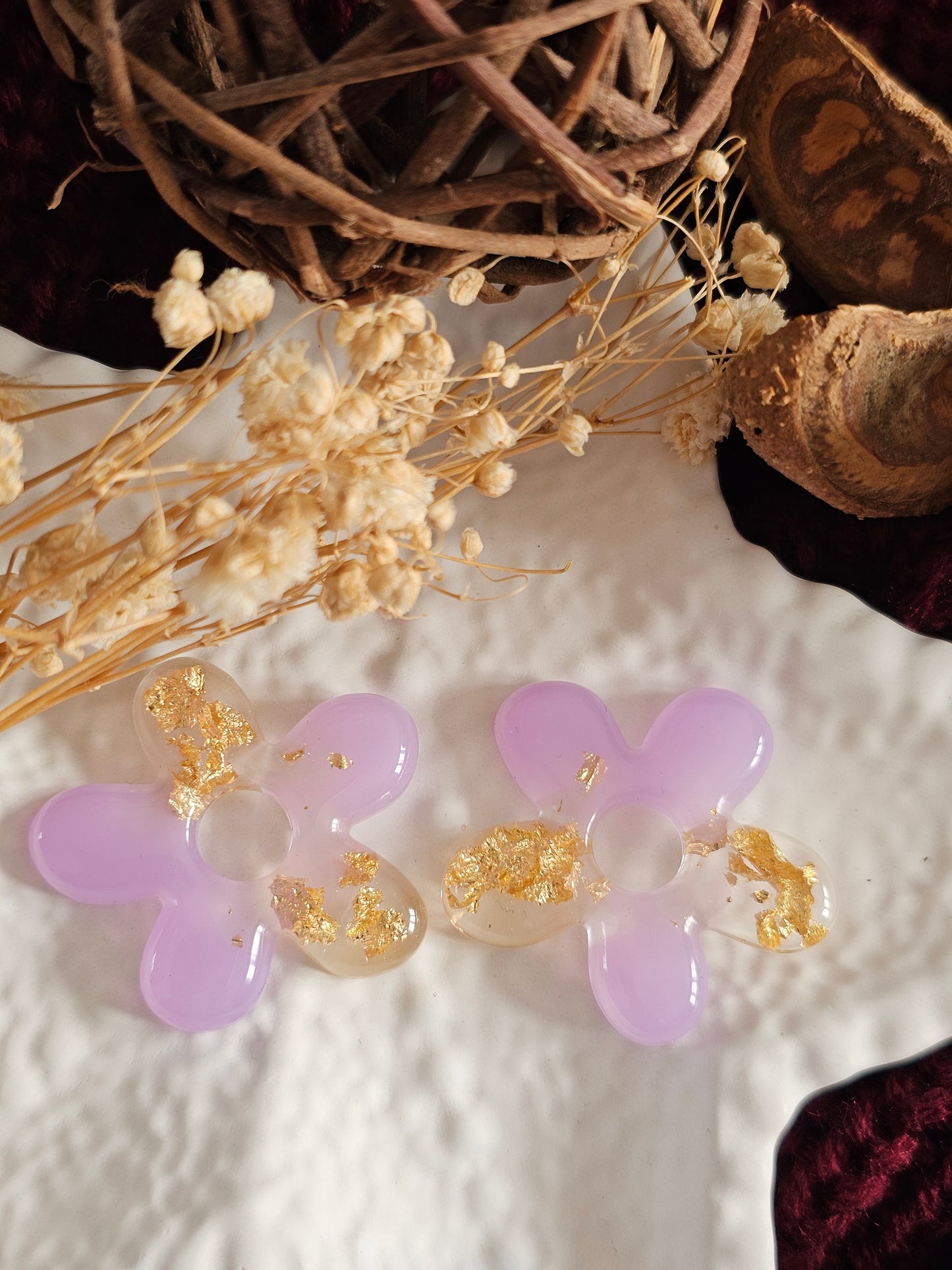 Pampilles interchangeables FLOREA - Fait main