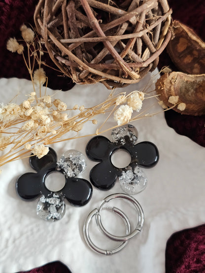 Boucles d'oreilles - Pampilles interchangeables AZALIA - Fait main