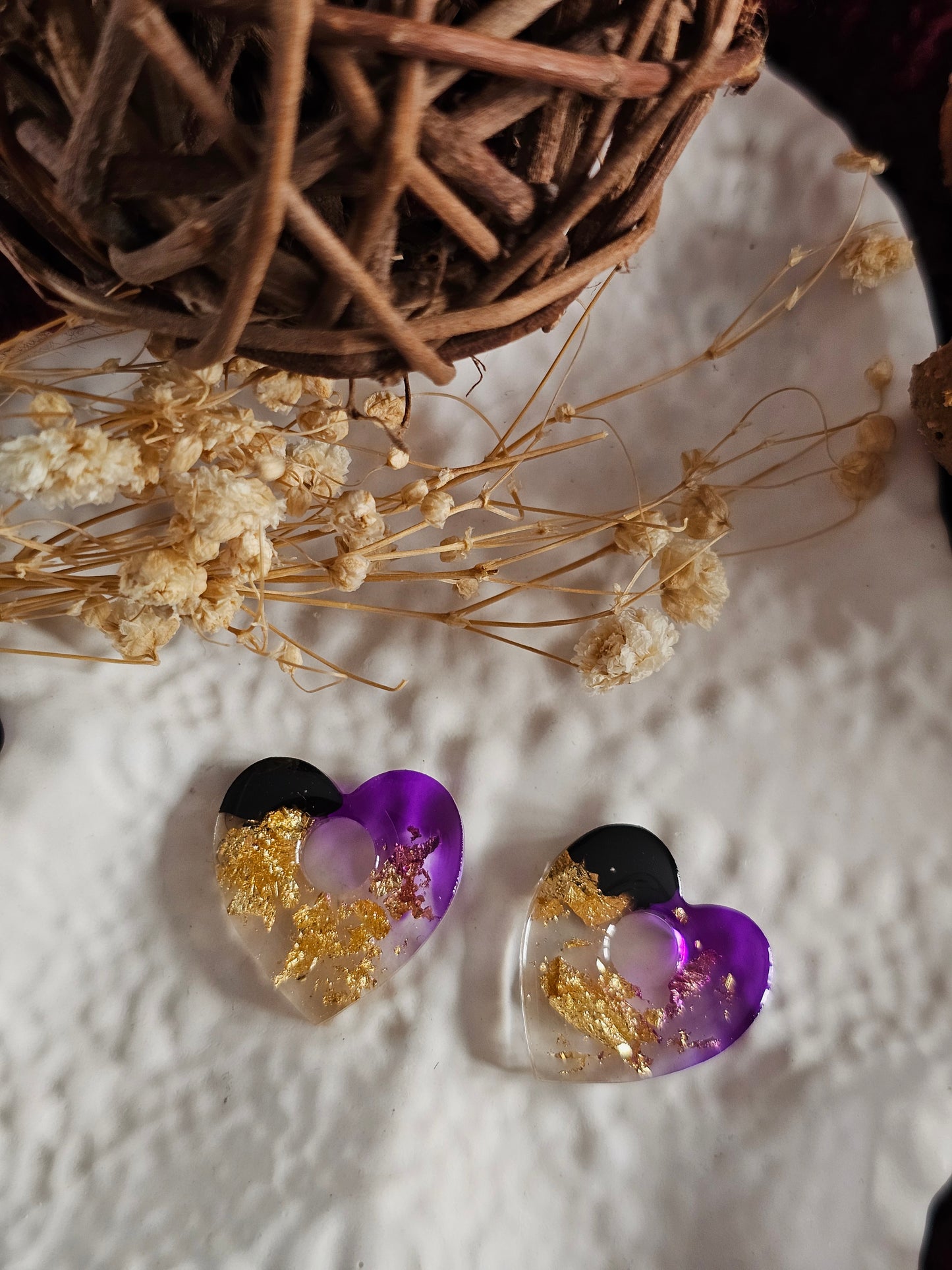 Pampilles interchangeables CORALIA - Fait main