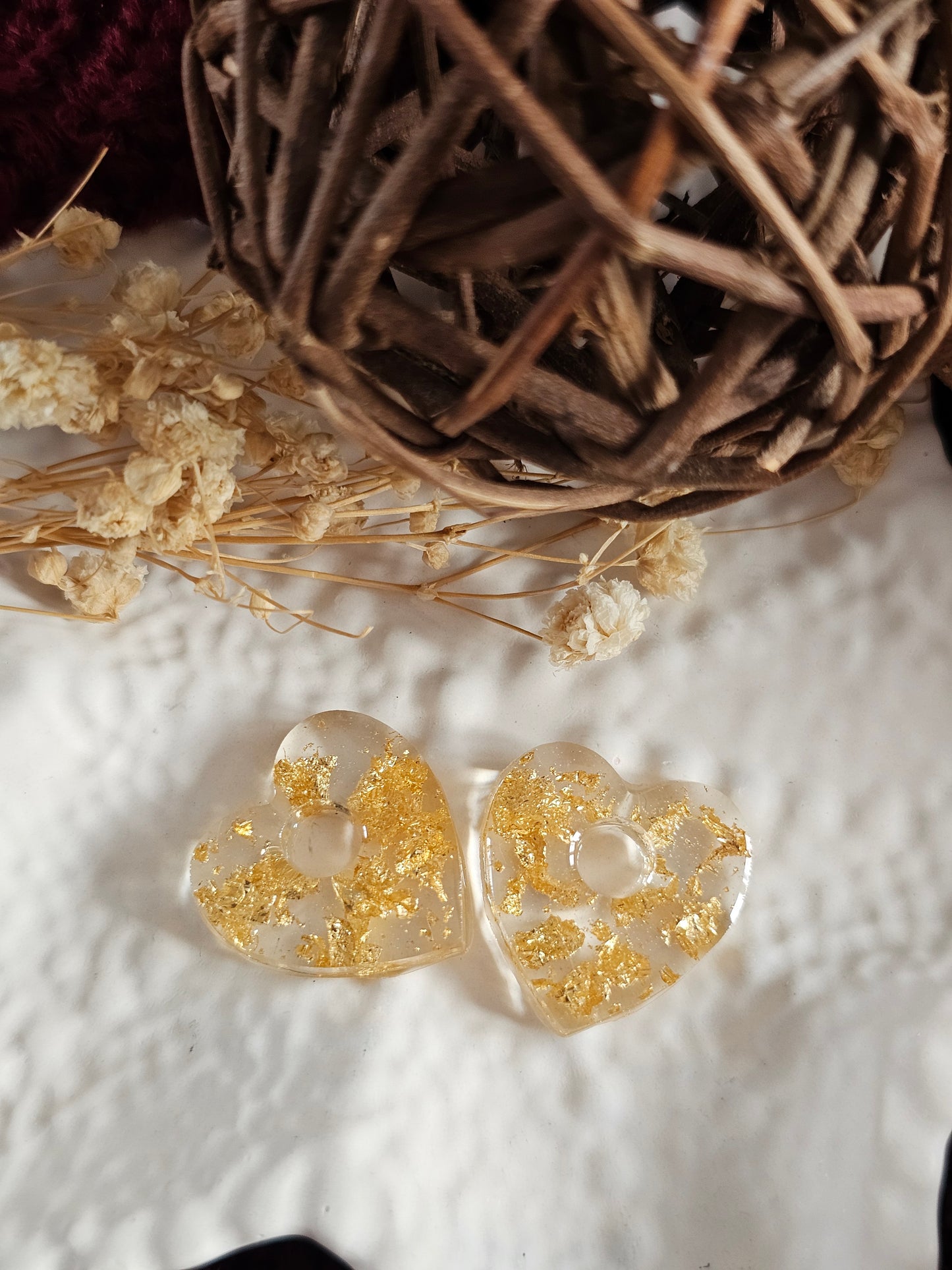 Pampilles interchangeables CORALIA - Fait main