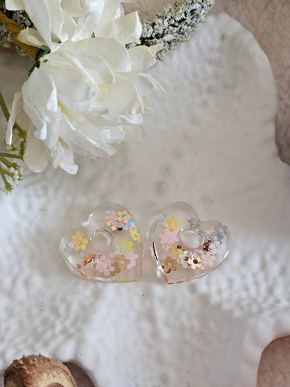 Pampilles interchangeables CORALIA - Fait main