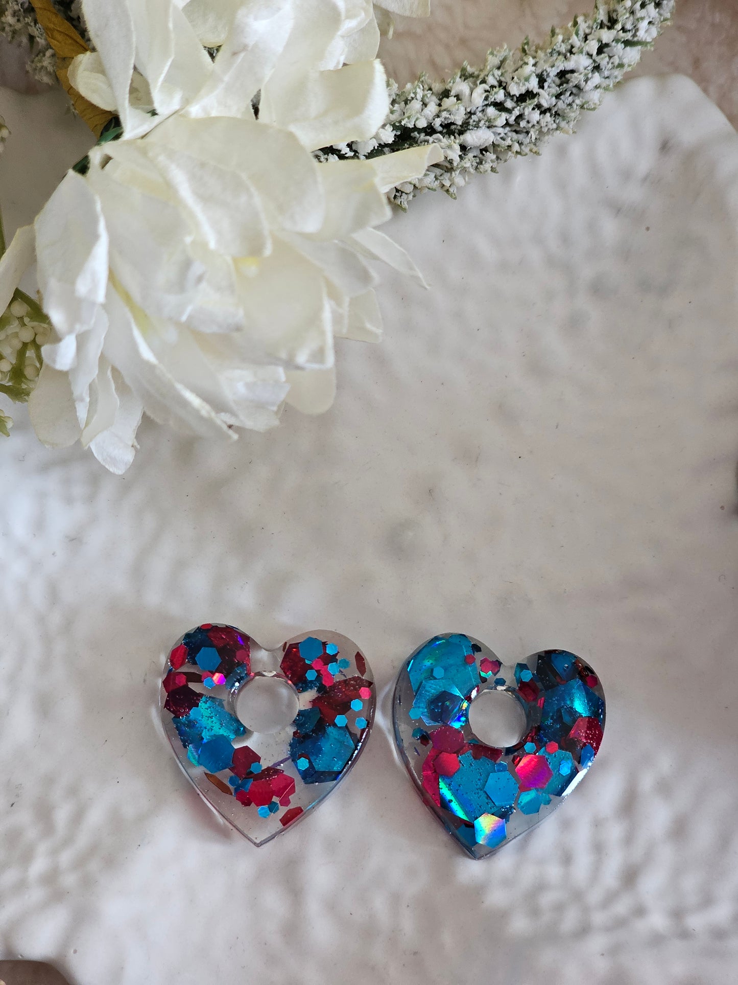 Pampilles interchangeables CORALIA - Fait main