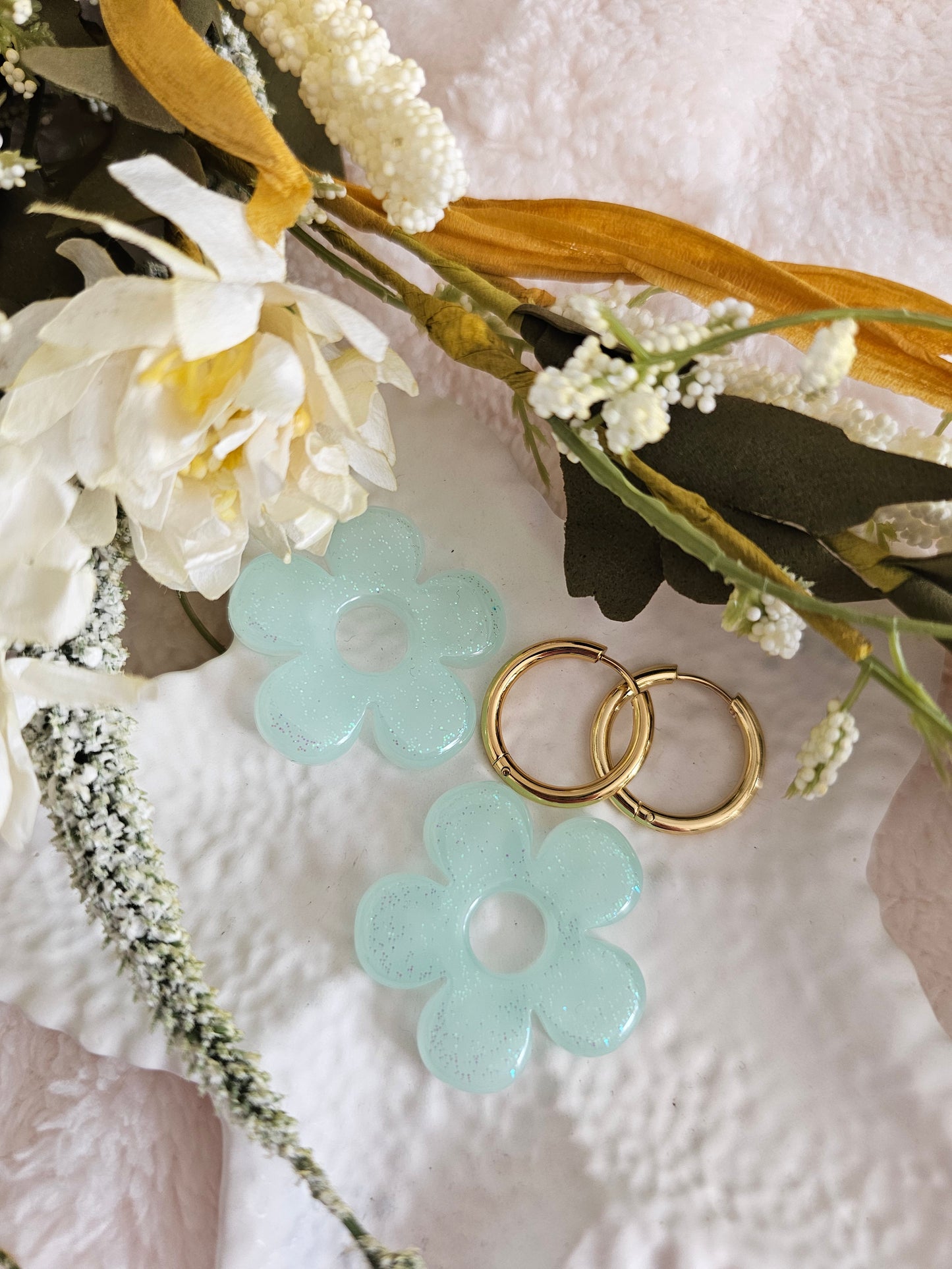 Boucles d'oreilles - Pampilles interchangeables AZALIA - Fait main