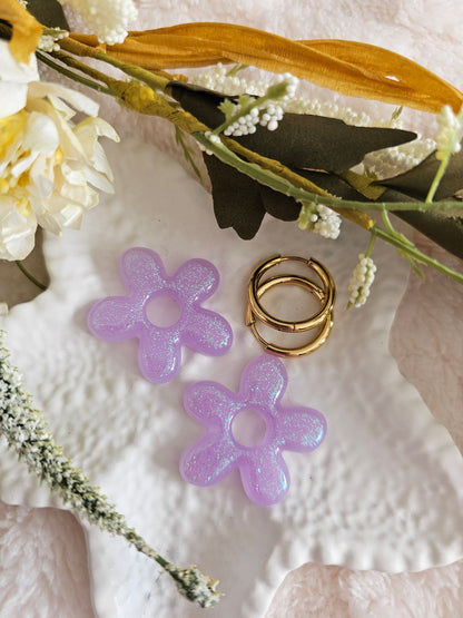 Boucles d'oreilles - Pampilles interchangeables FLOREA - Fait main