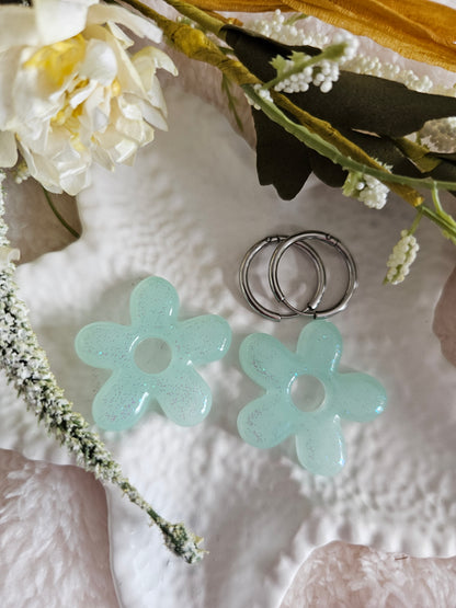 Boucles d'oreilles - Pampilles interchangeables FLOREA - Fait main