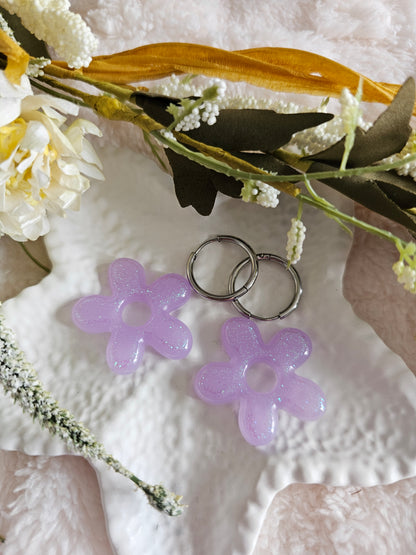 Boucles d'oreilles - Pampilles interchangeables FLOREA - Fait main