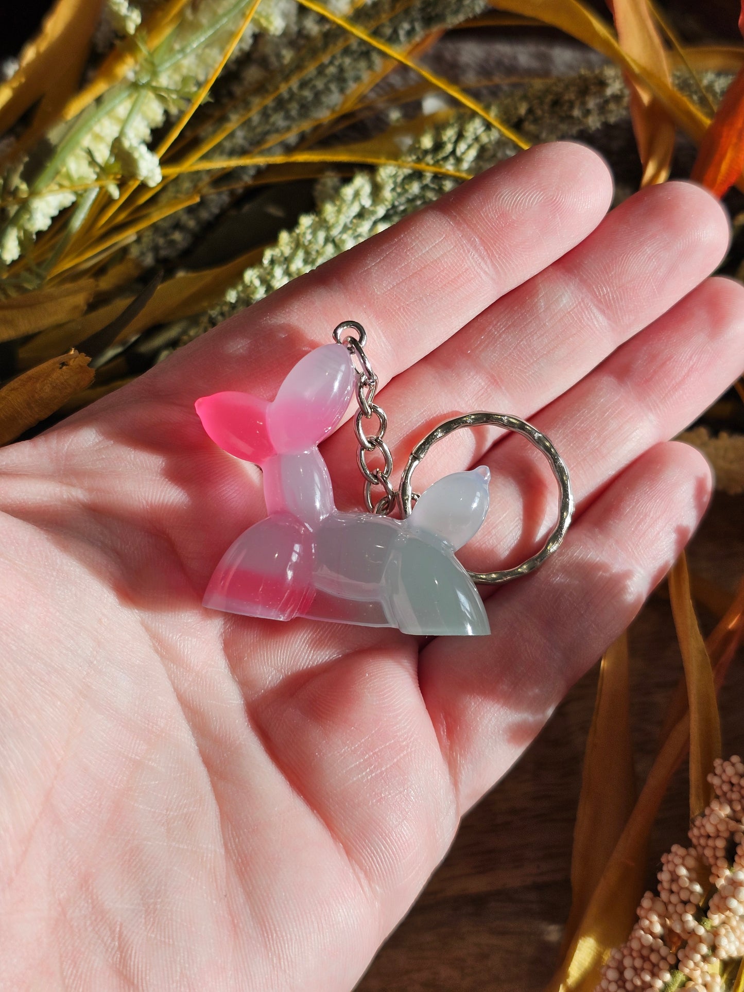 Porte clé - chien ballon