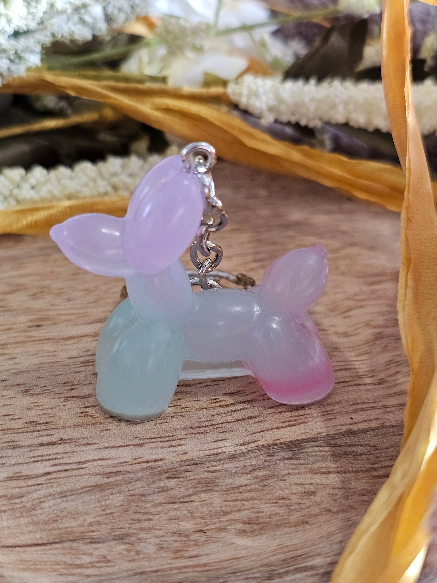 Porte clé - chien ballon