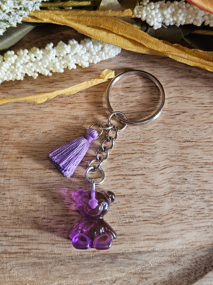 Porte-clé Ours en Résine – Charme et Originalité à Emporter !