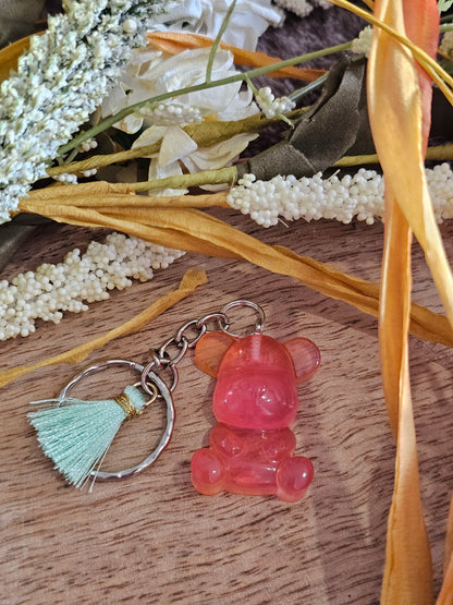 Porte-clé Ours en Résine – Charme et Originalité à Emporter !