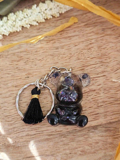 Porte-clé Ours en Résine – Charme et Originalité à Emporter !