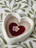 Pots à bijoux cœur originaux ! Vide-poche mignon fait main – Idée cadeau originale