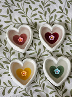 Pots à bijoux cœur originaux ! Vide-poche mignon fait main – Idée cadeau originale